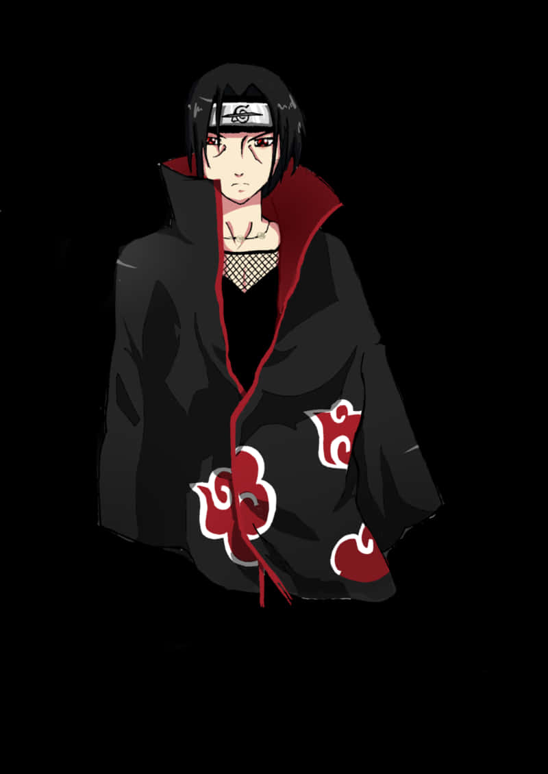 Itachi Uchiha Akatsuki Pelerini Duvar Kağıdı