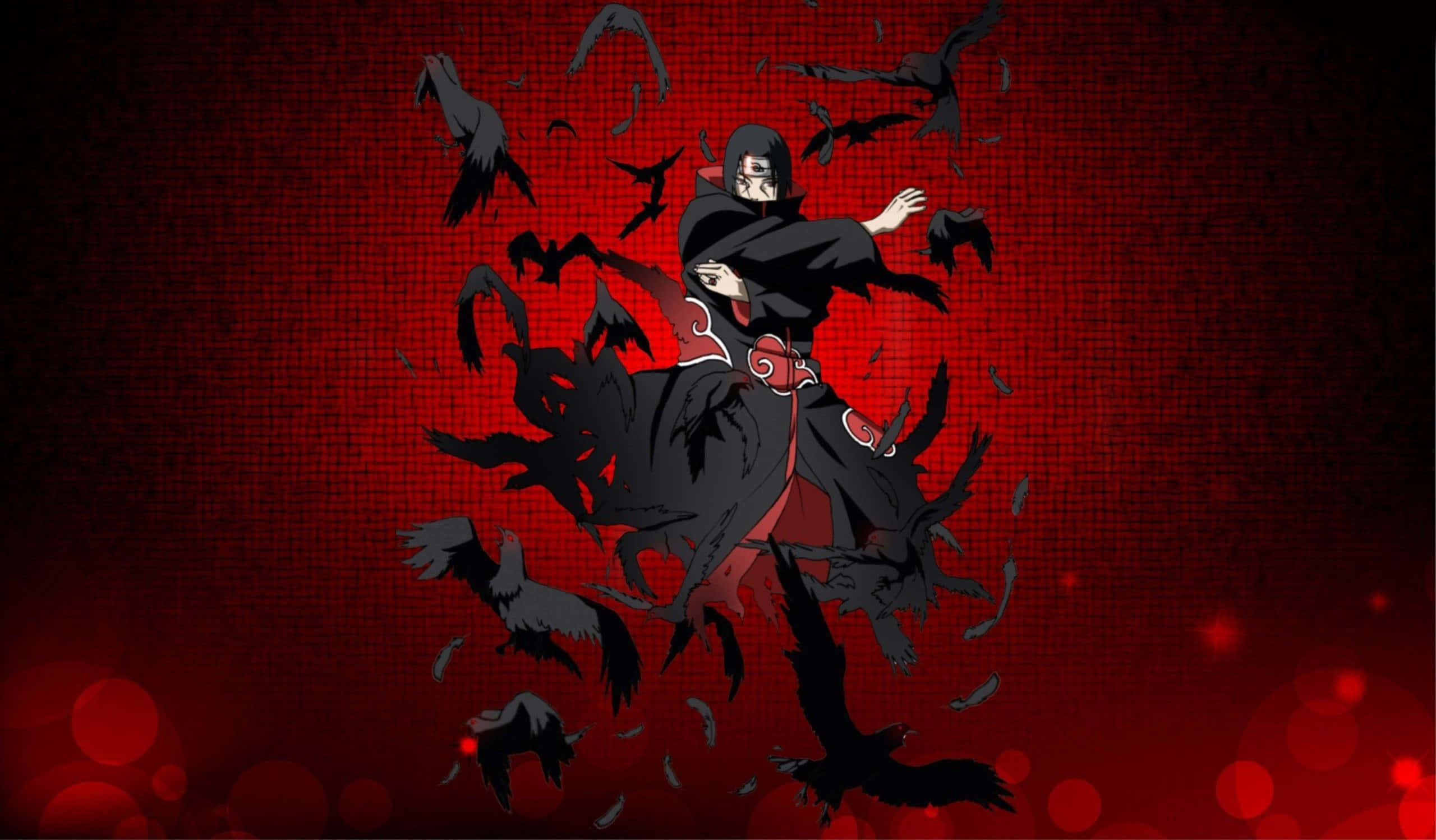 Itachi Uchiha Arka Planı - Mangekyo Sharingan Uyanışı Duvar Kağıdı