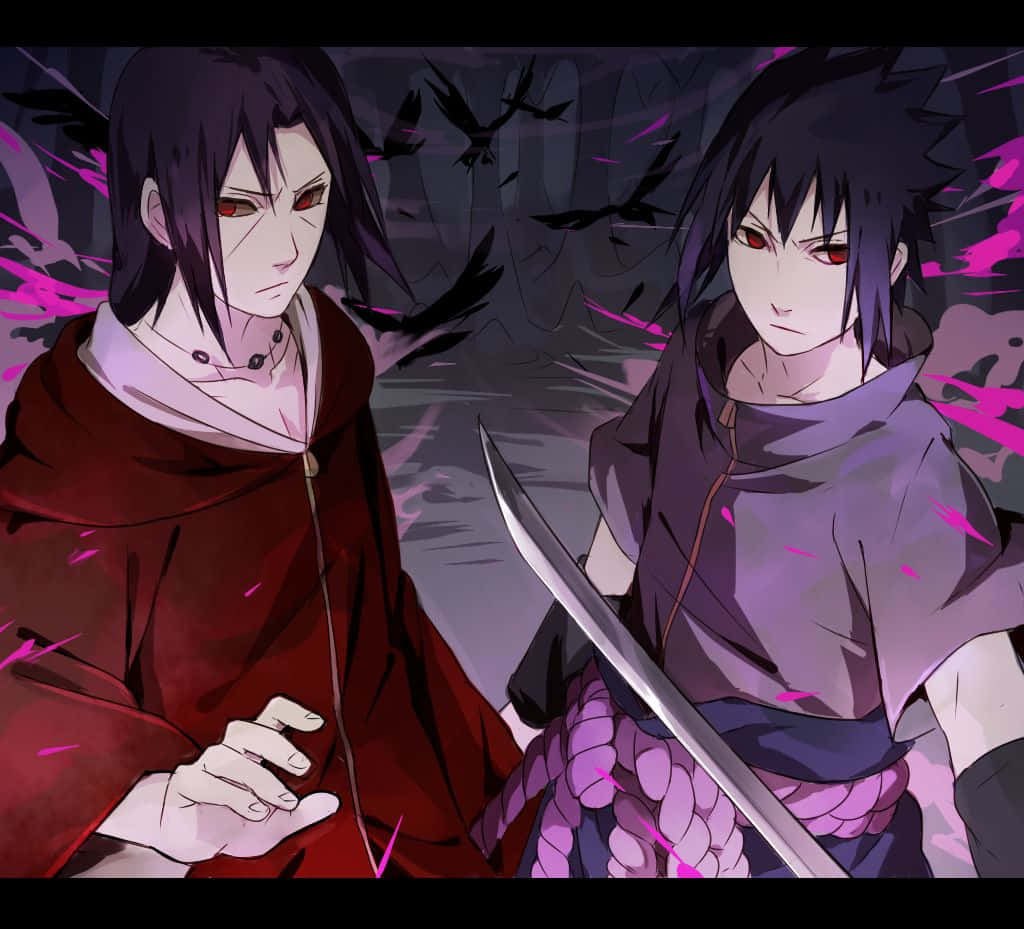 Itachi Uchiha ve Sasuke Resmi Duvar Kağıdı