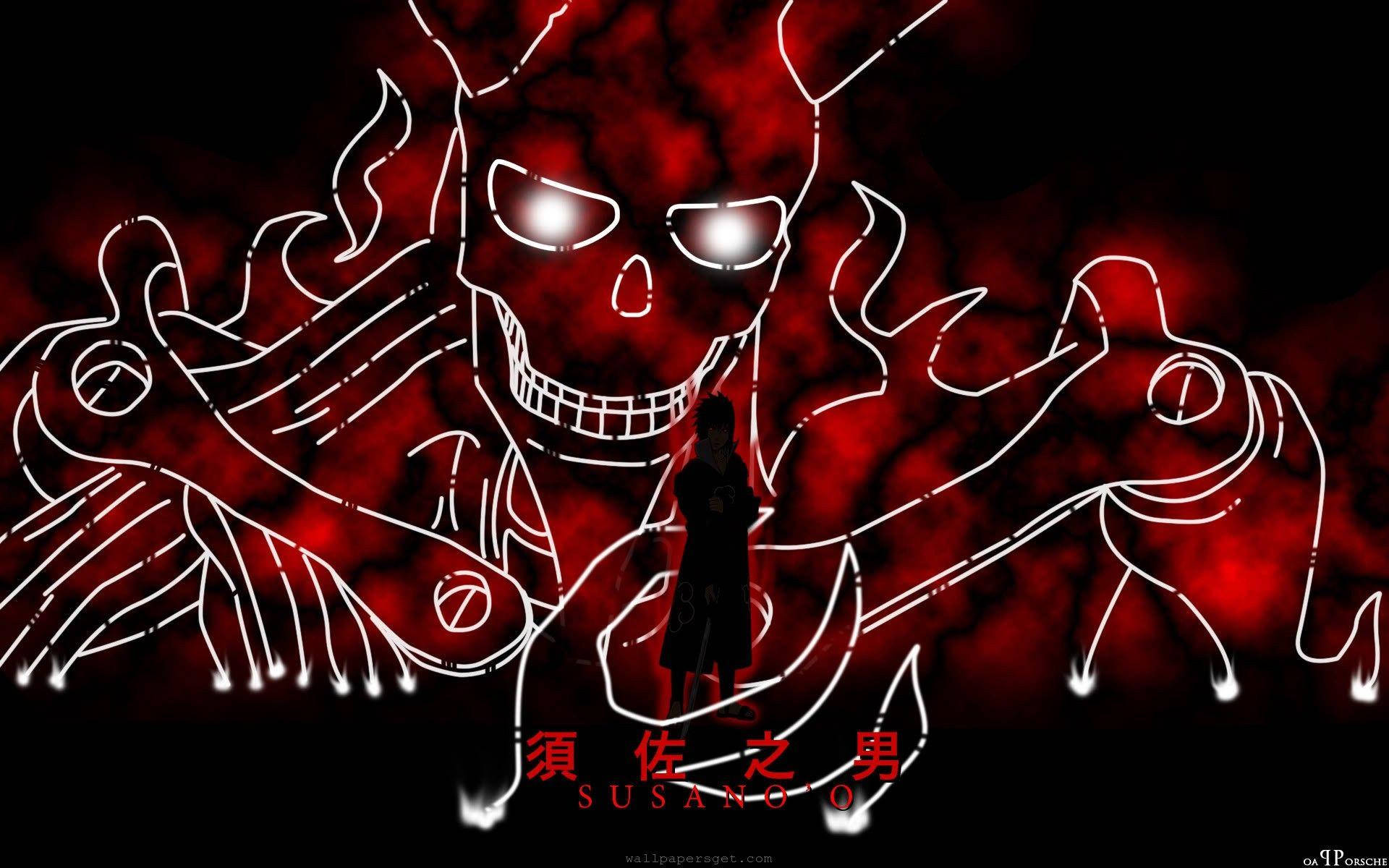 Itachi ve güçlü Susanoo'su Duvar Kağıdı