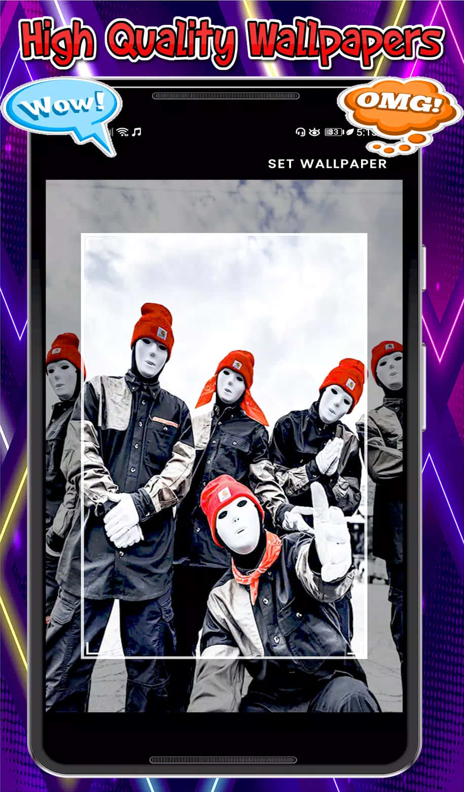 Jabbawockeez büyüleyici Hip Hop dans rutinleri sergiliyor Duvar Kağıdı