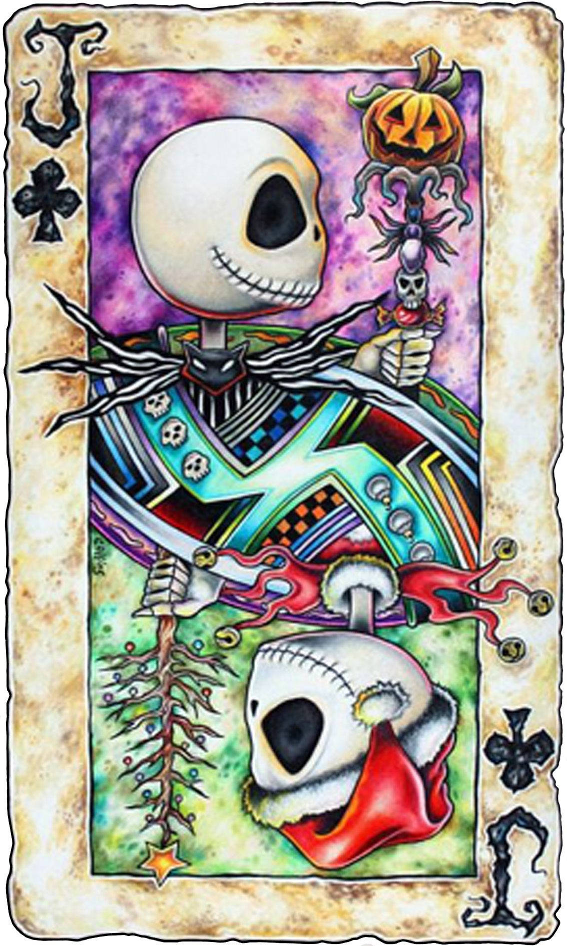 Jack Kart The Nightmare Before Christmas Duvar Kağıdı