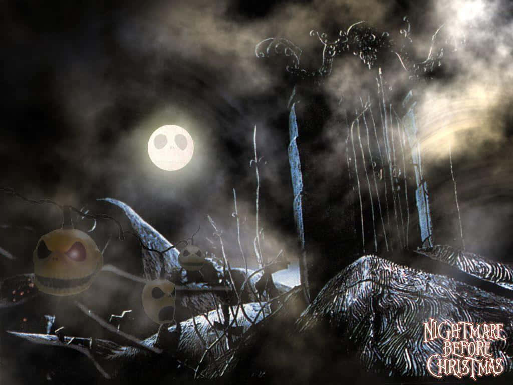 Jack Skellington ile Cadılar Bayramı'nı Kutlayın: "The Nightmare Before Christmas" Duvar Kağıdı