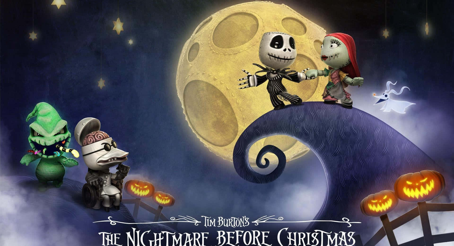 "Jack Skellington, Kasabayı Kasabası'nın Kralı" Duvar Kağıdı