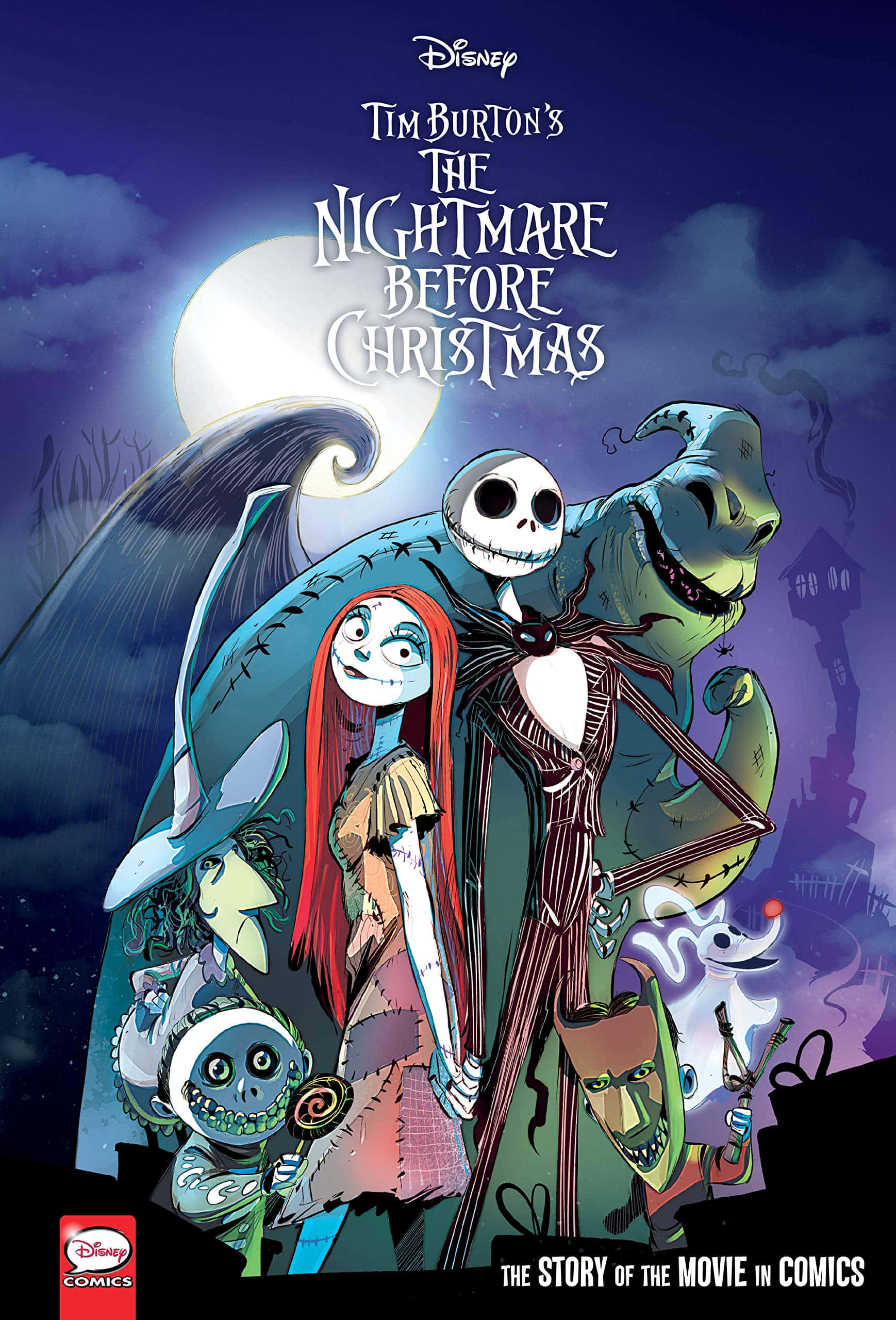 Jack Skellington'ın Ürkütücü Gülümsemesi Sizi Cadılar Bayramı Kasabasına Karşılıyor Duvar Kağıdı