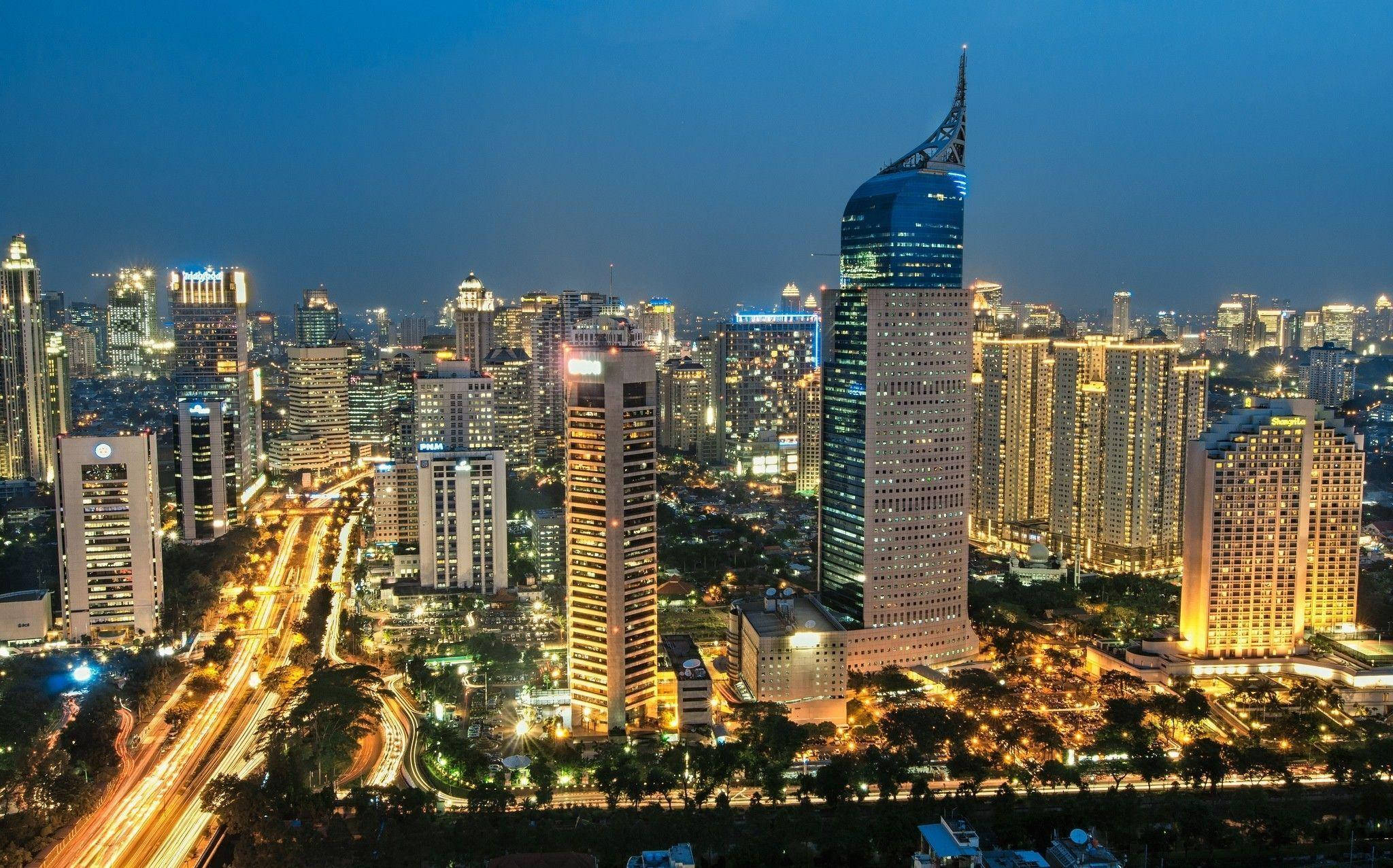 Jakarta İş Merkezi Duvar Kağıdı