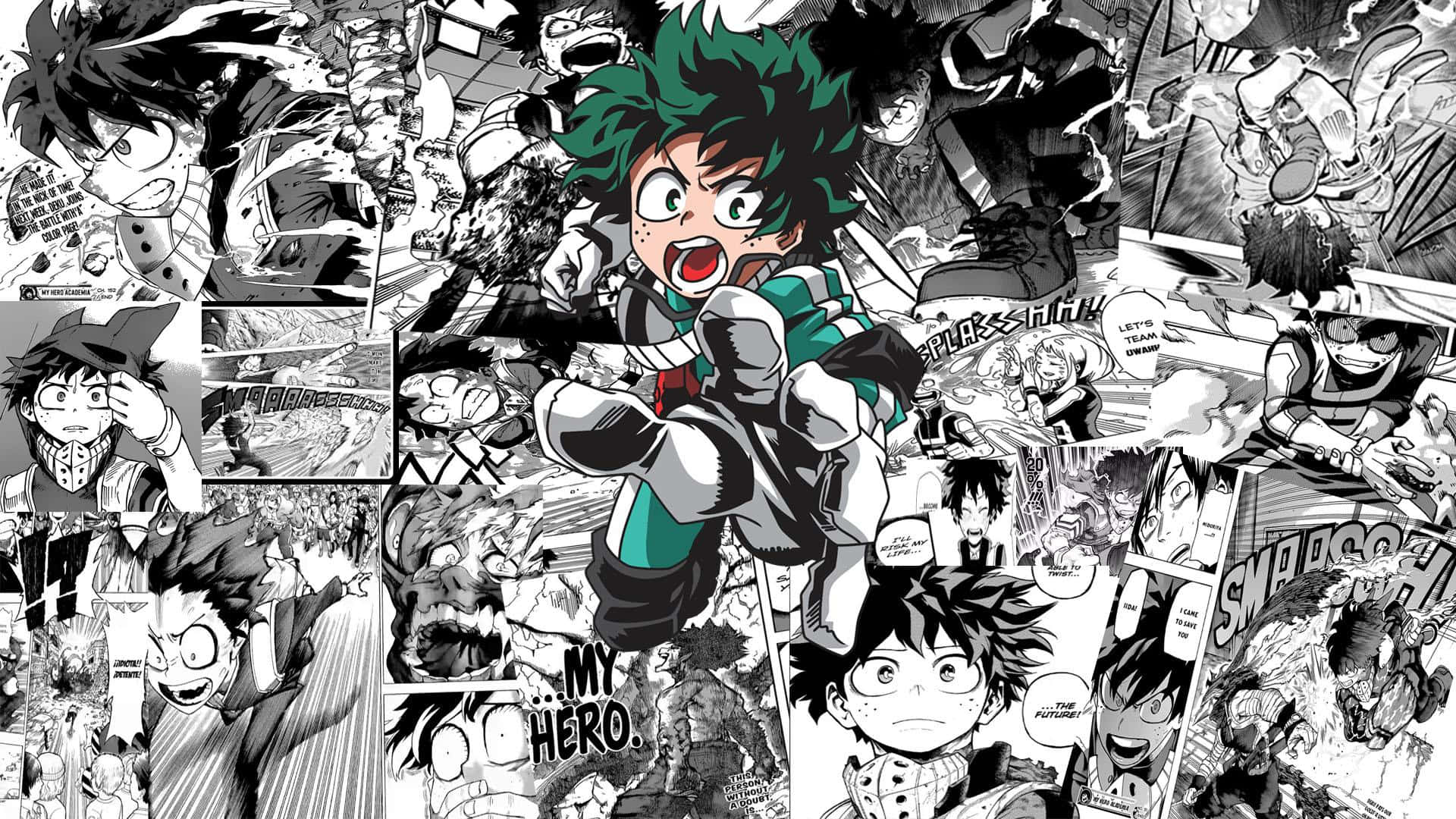 Japon Manga sanatını bu canlı Manga Paneli ile keşfedin Duvar Kağıdı
