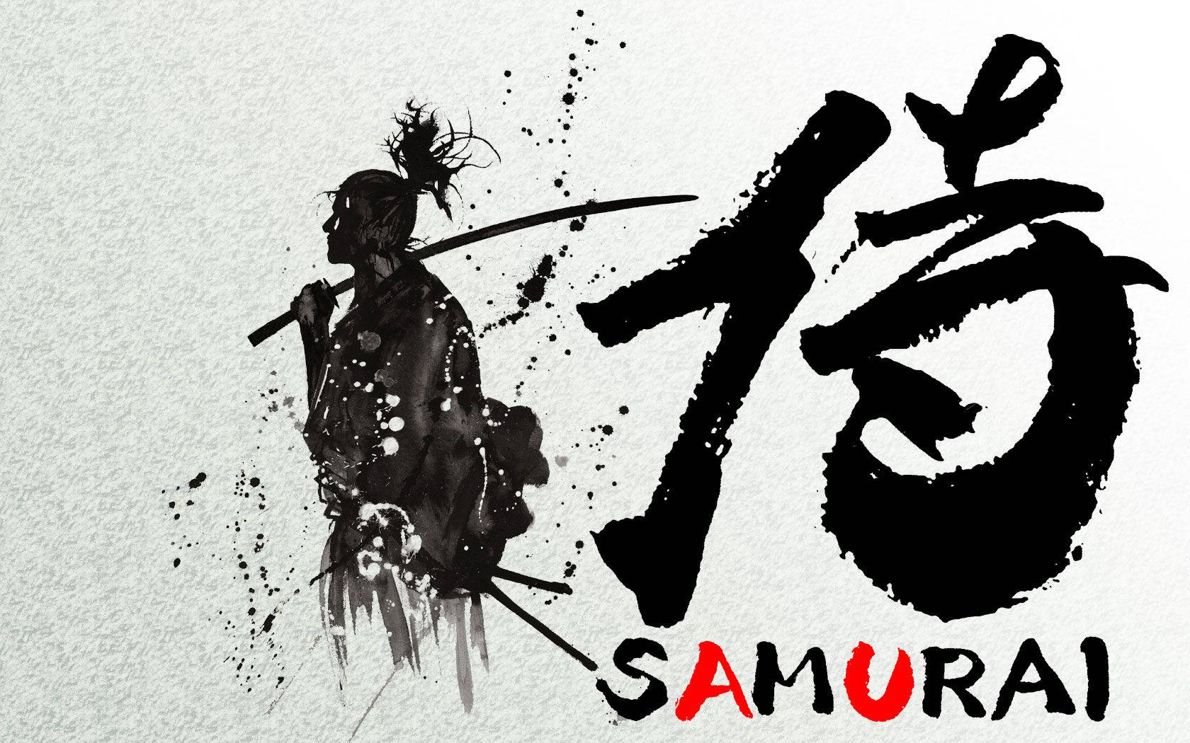 Japon Samurayı At Kuyruğu Duvar Kağıdı