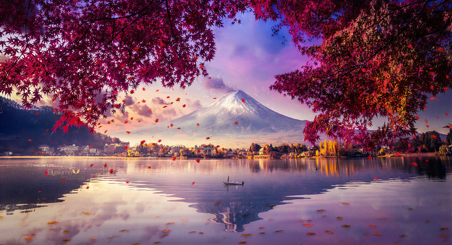 Japonya Fuji Dağı Gölü 4K
