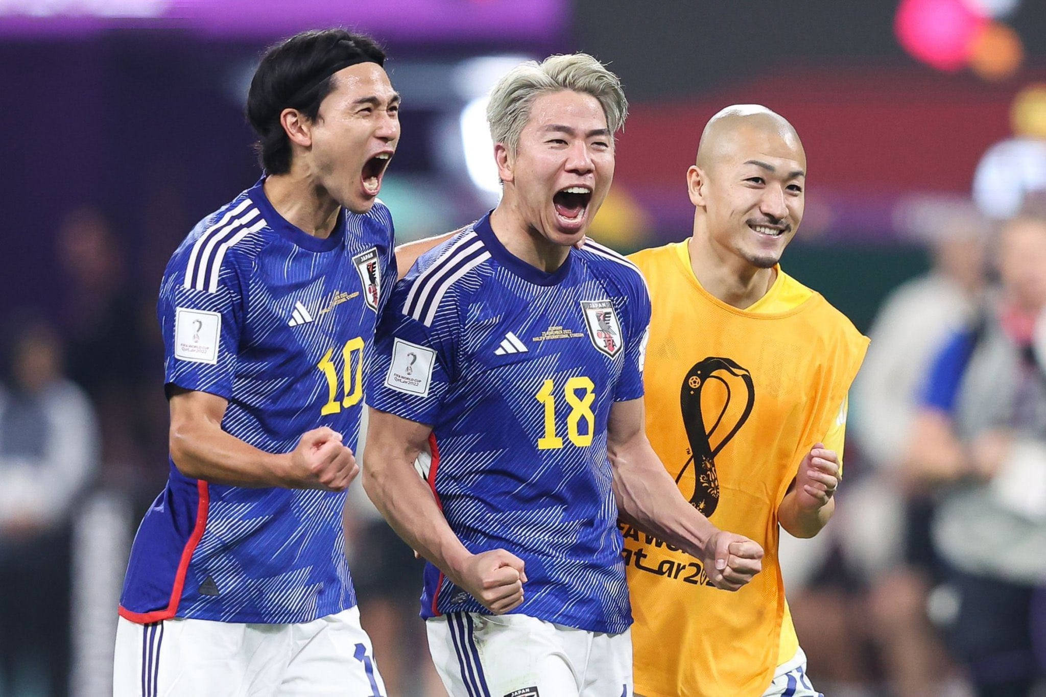 Japonya Milli Futbol Takımı Coşkulu Duvar Kağıdı
