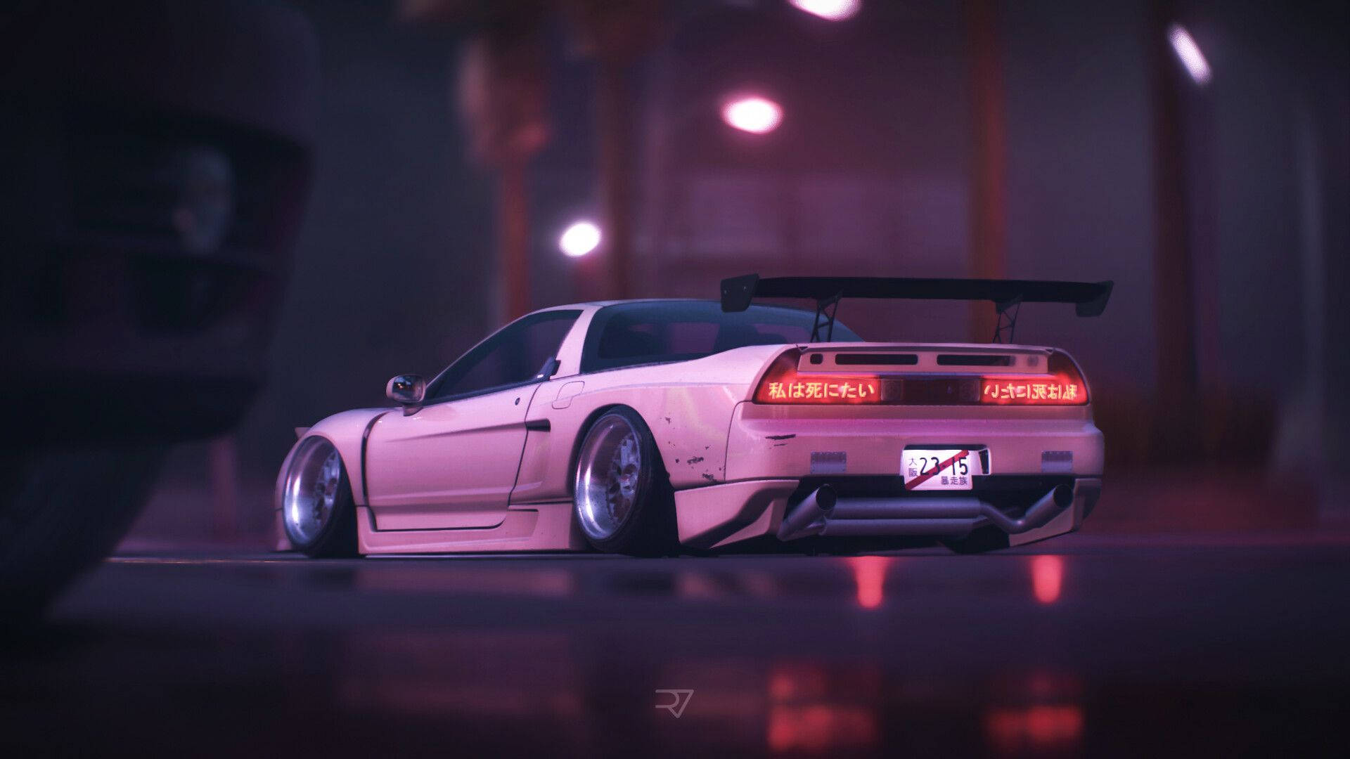 JDM Estetiği Acura NSX Duvar Kağıdı