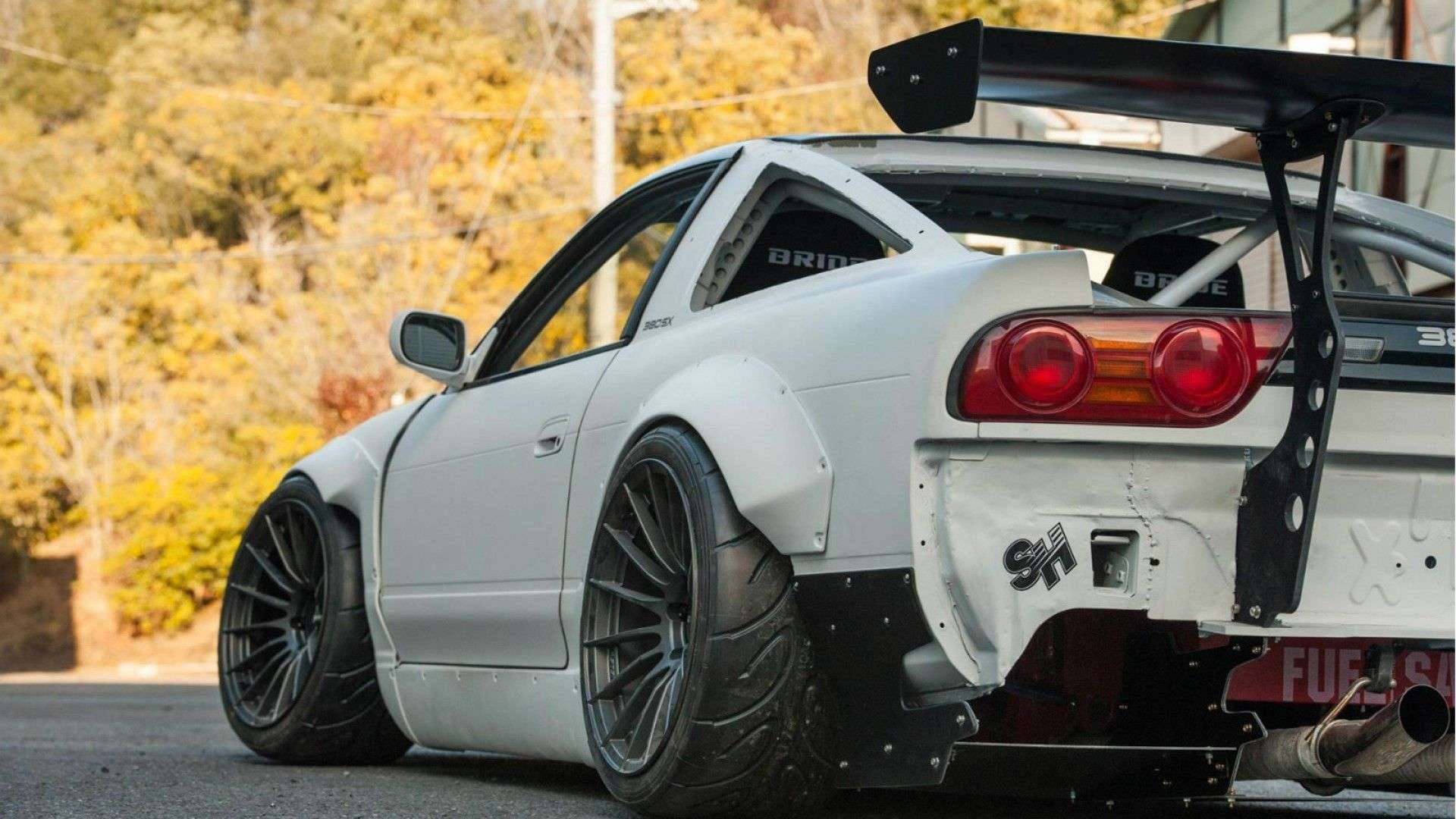 JDM Estetiği Nissan 200SX Duvar Kağıdı