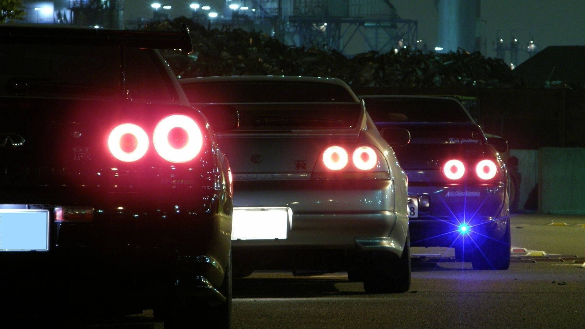JDM Estetiği Skylines Duvar Kağıdı