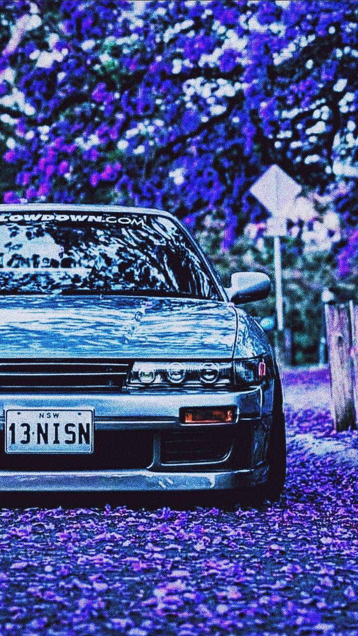 JDM Estetiği ve Sakuralar Duvar Kağıdı