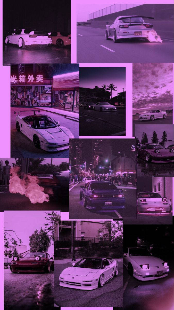 JDM Estetik Fotoğraf Kolajı Duvar Kağıdı