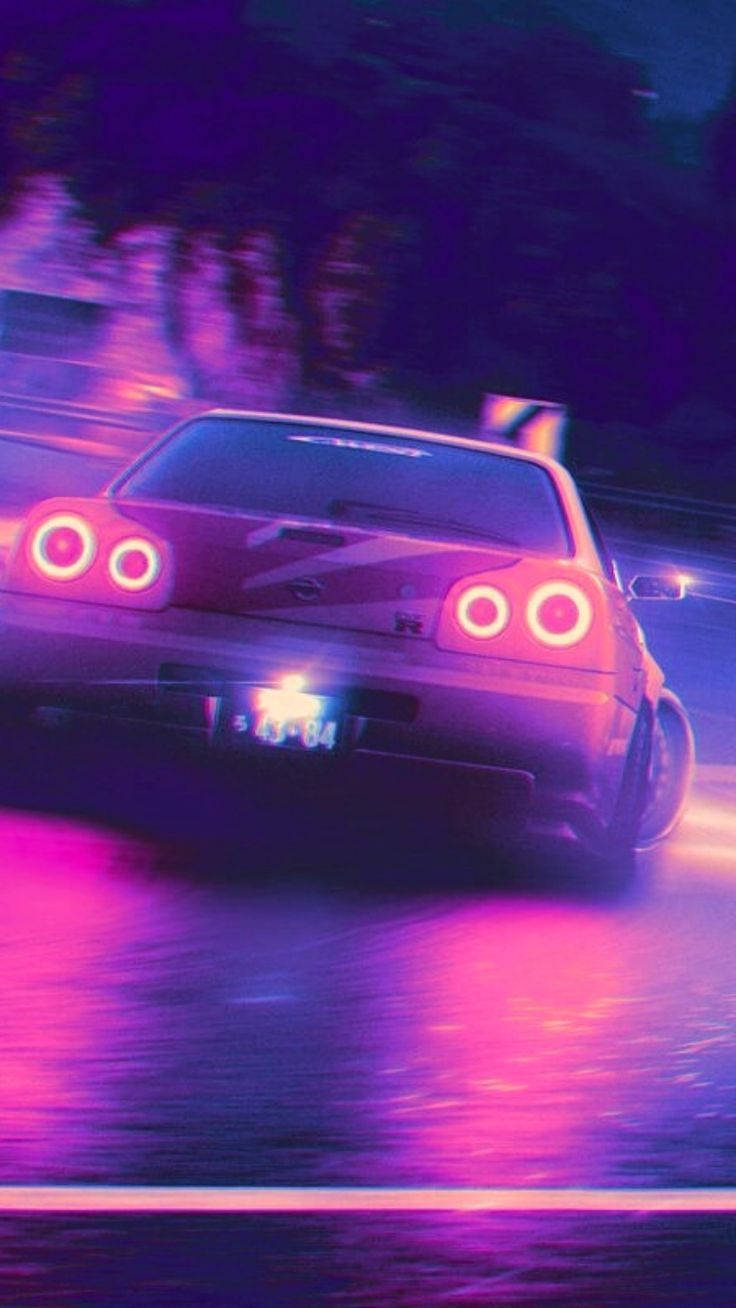 JDM Estetik Skyline Duvar Kağıdı