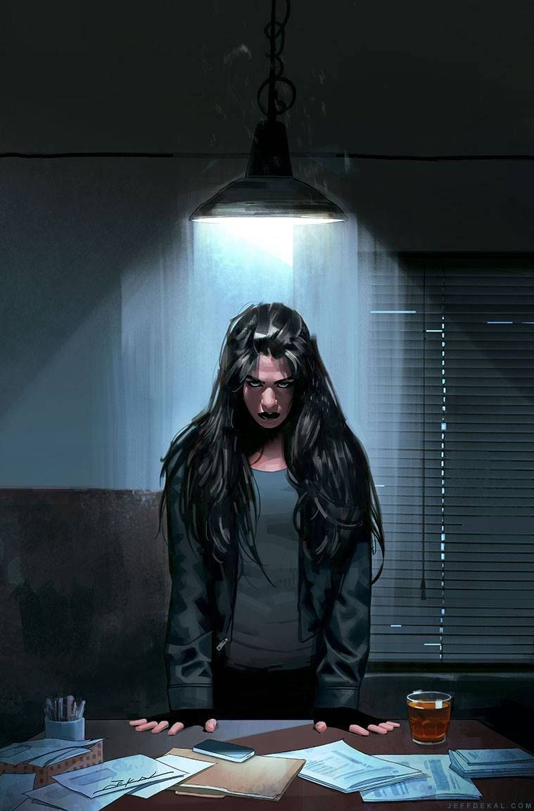 Jessica Jones Soruşturma Odasında Duvar Kağıdı