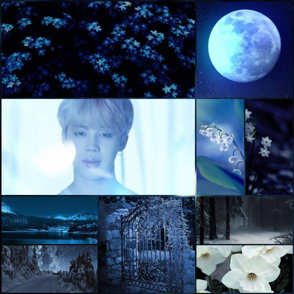 Jimin BTS Estetik Eterik Ay Duvar Kağıdı