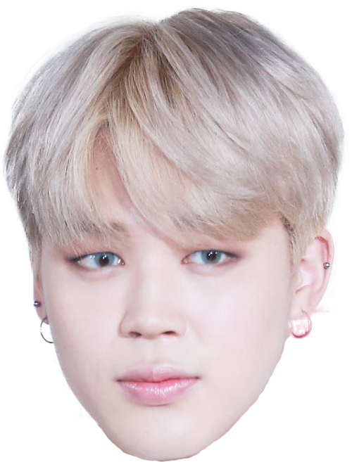 Jimin Sarı Saçlı Portre Duvar Kağıdı