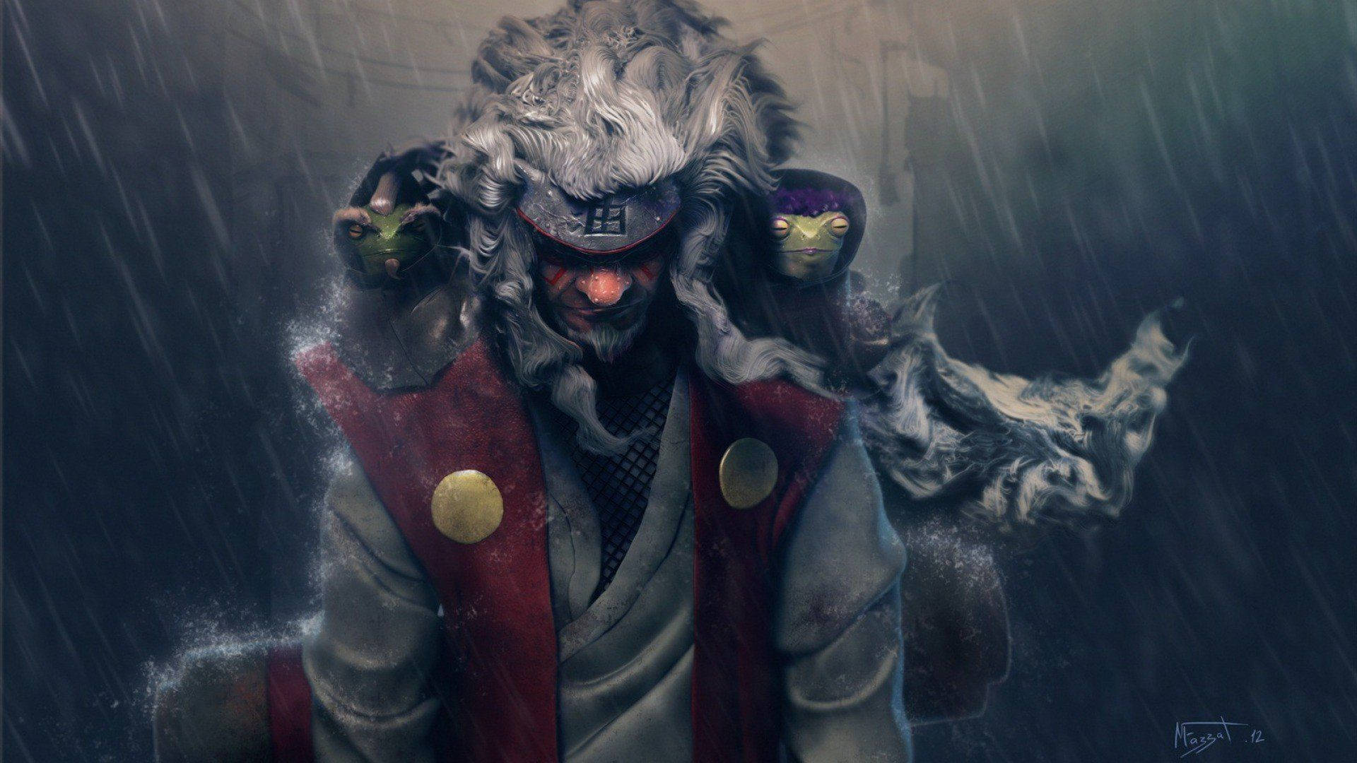 Karanlık Jiraiya cosplay Naruto Shippuden duvar kağıdı.