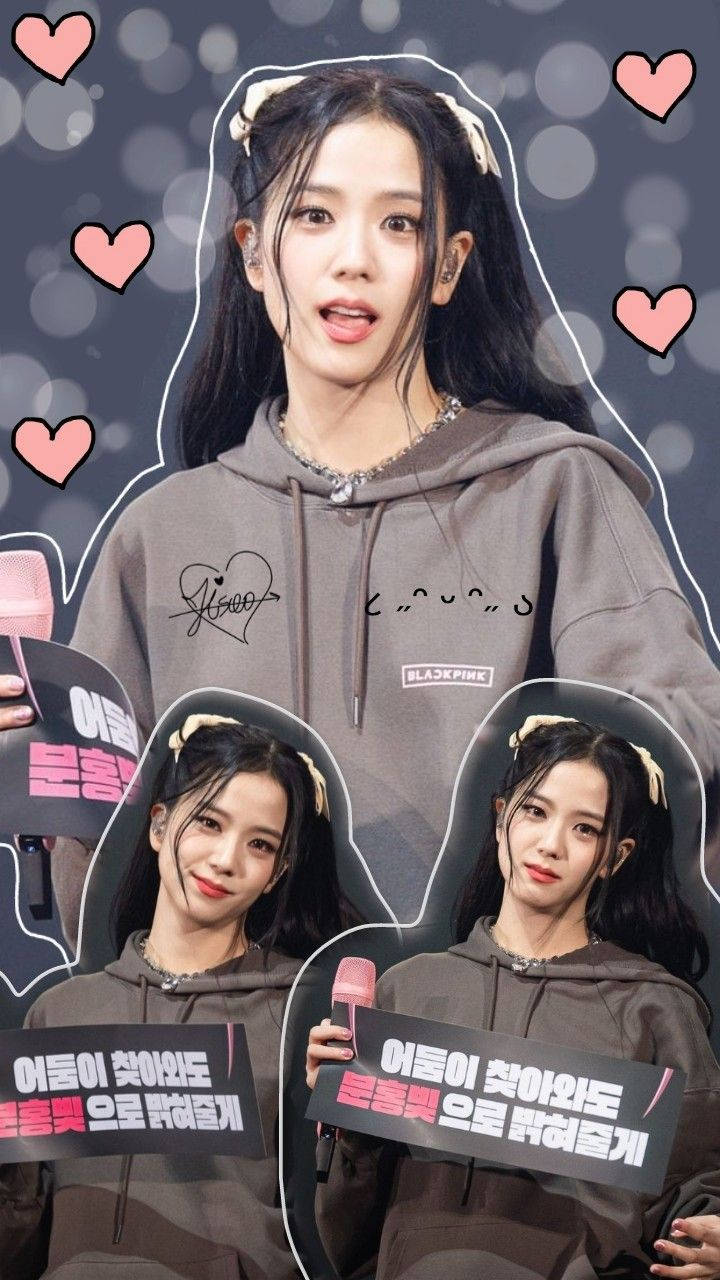 Jisoo Kesme Blackpink Estetik Duvar Kağıdı