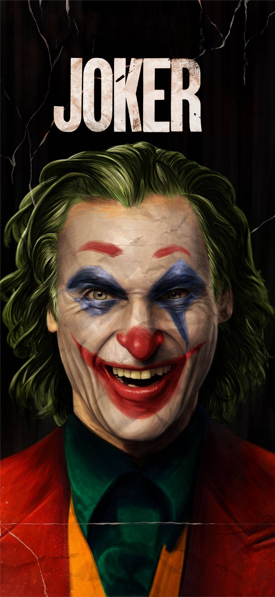 Joaquin Phoenix Gülüyor Joker 2019 Duvar Kağıdı