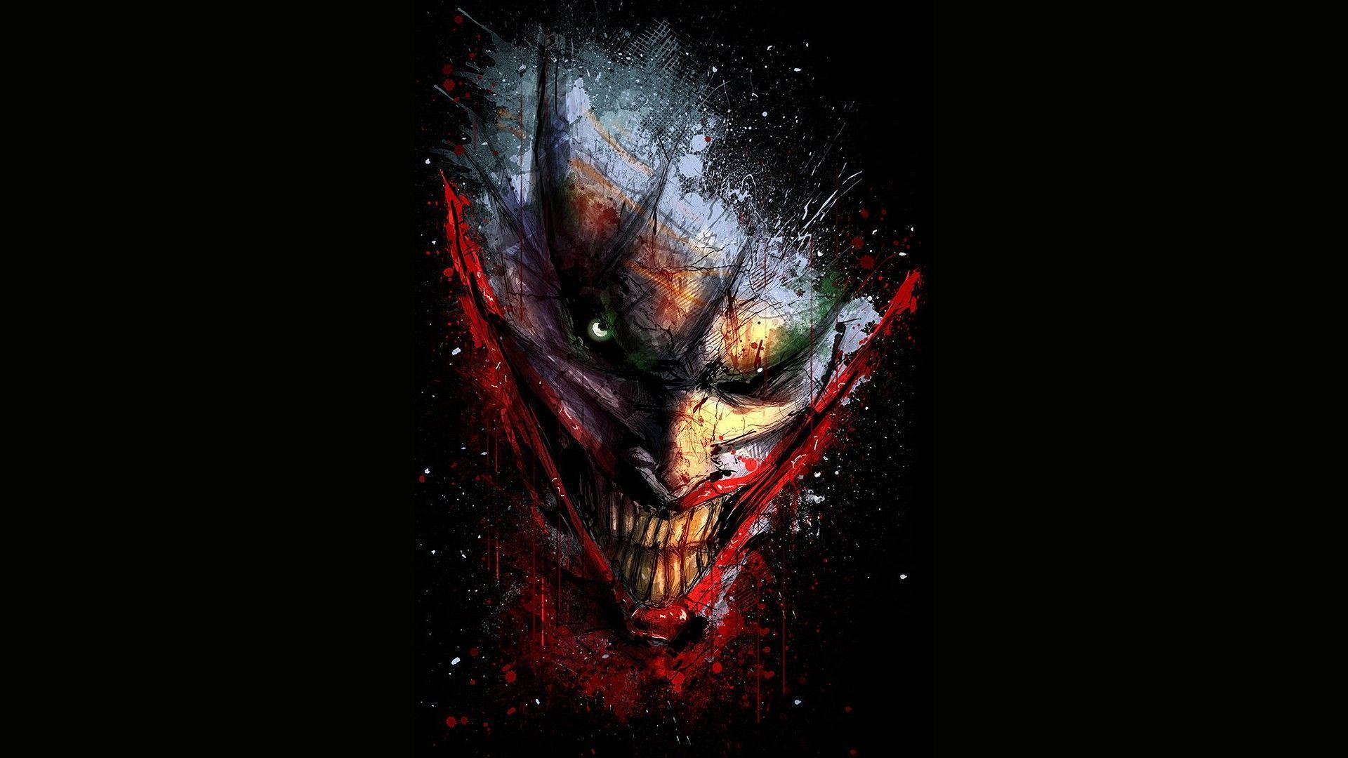 Joker'in Derisi Yüzülmüş Yüzü Duvar Kağıdı