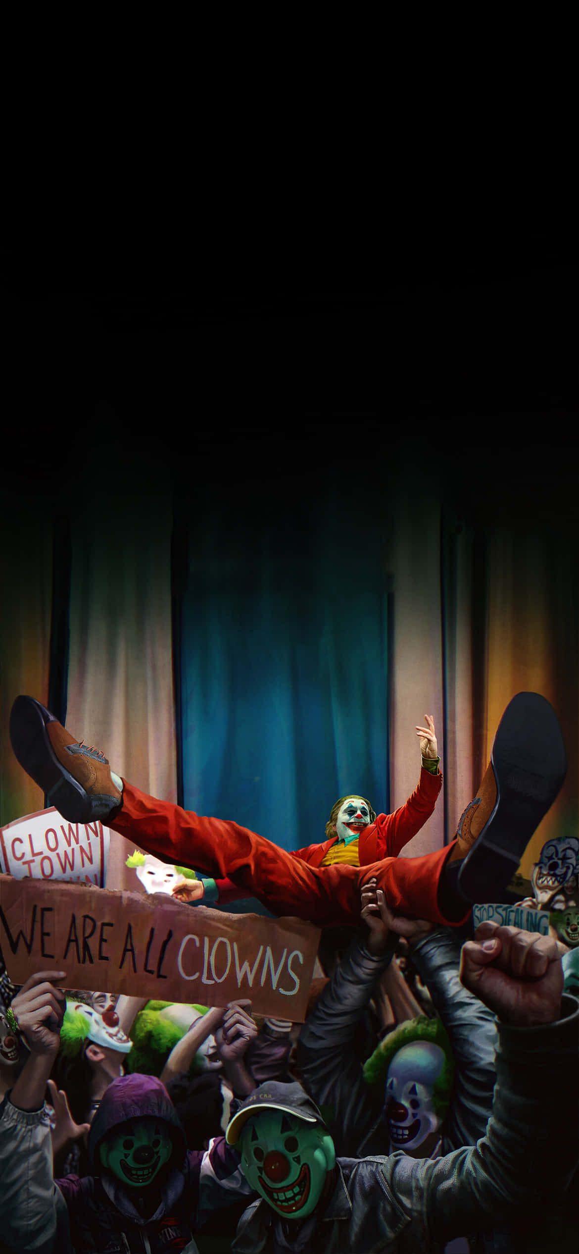 Joker'in Gizemli Tasviri Duvar Kağıdı