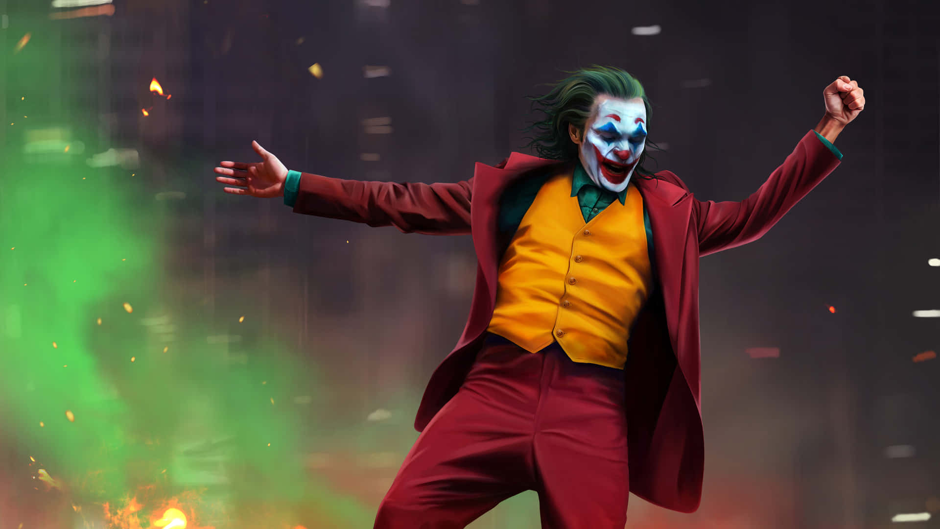 Joker'in Keskin Bakışı Duvar Kağıdı