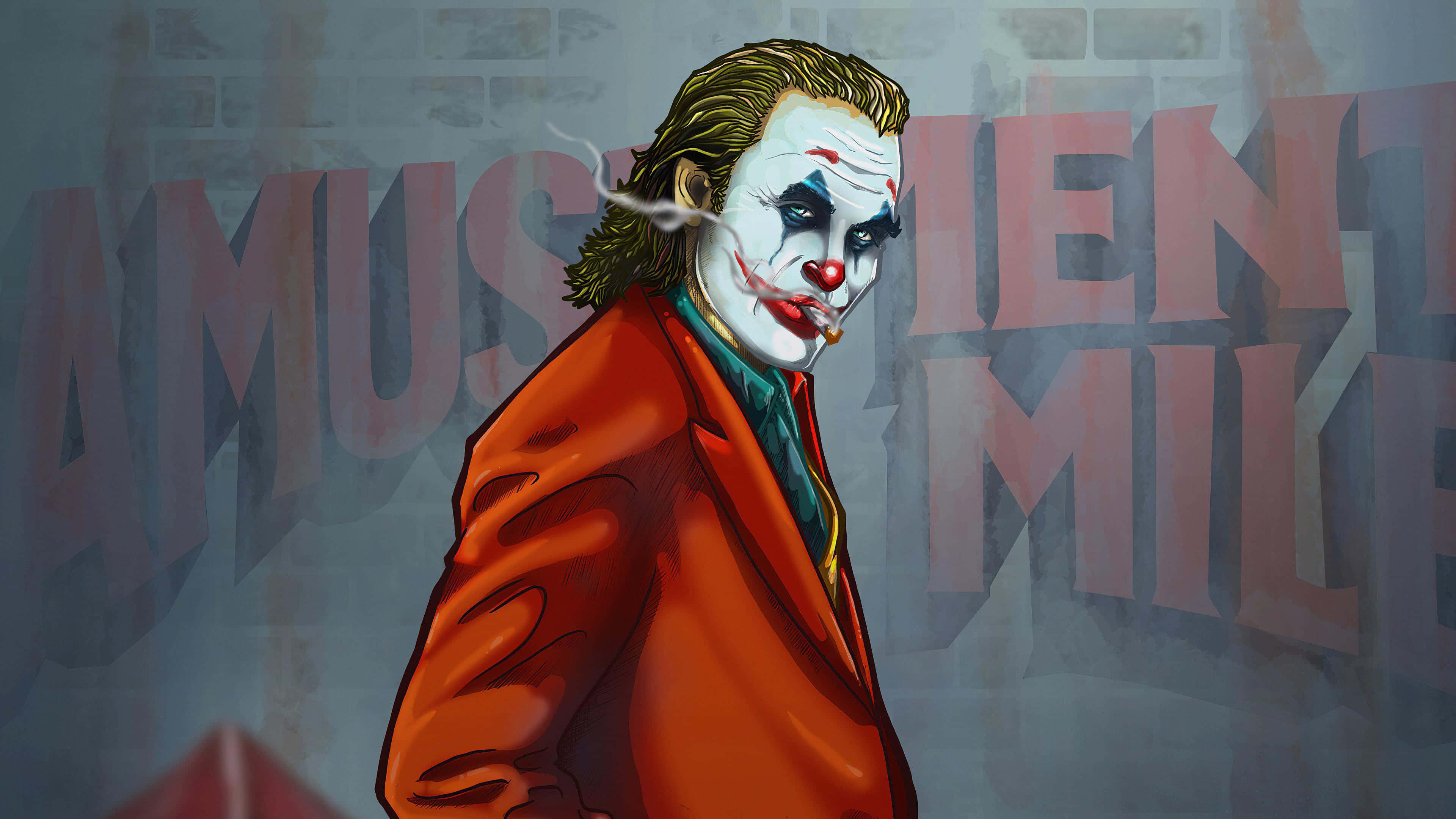 Joker'in Ürkütücü Cazibesi Duvar Kağıdı