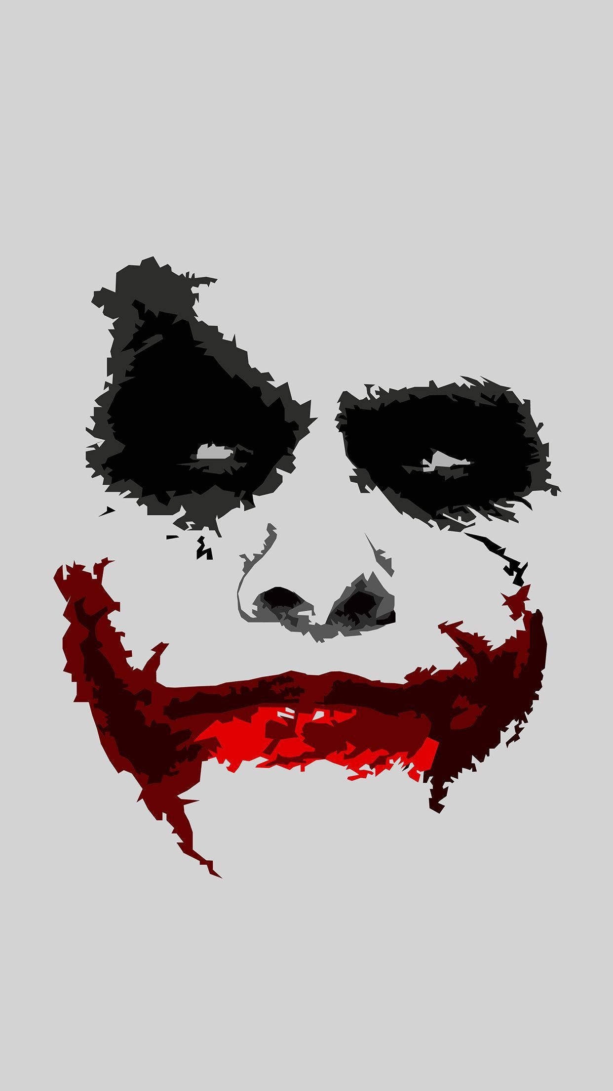 Joker'in Yüz Boyası Duvar Kağıdı