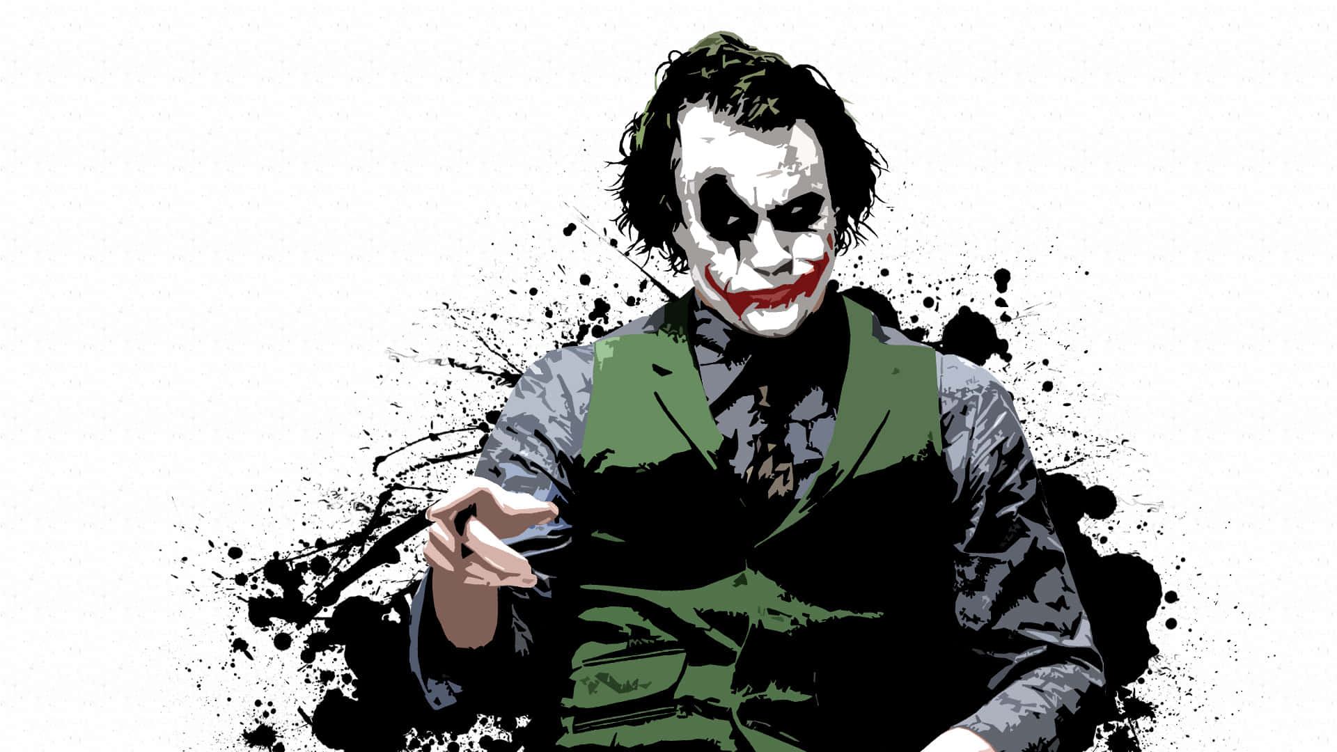 Joker kaos yaratmaya hazır Duvar Kağıdı