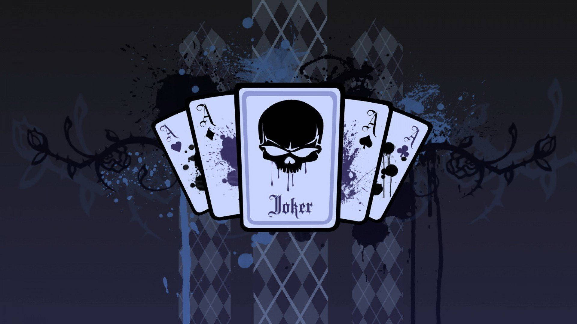 Joker Kartı Dijital Sanat Duvar Kağıdı
