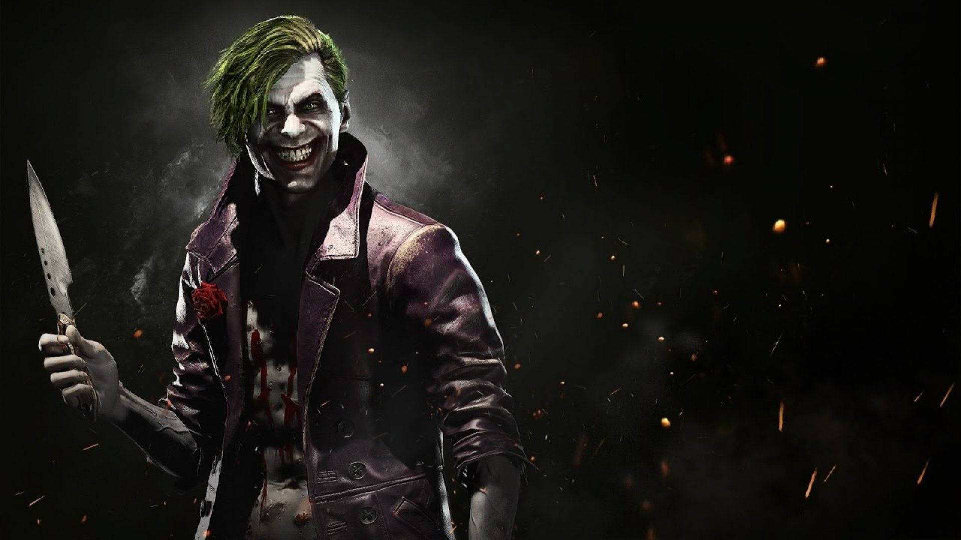 Joker Uğursuz Sırıtış Duvar Kağıdı