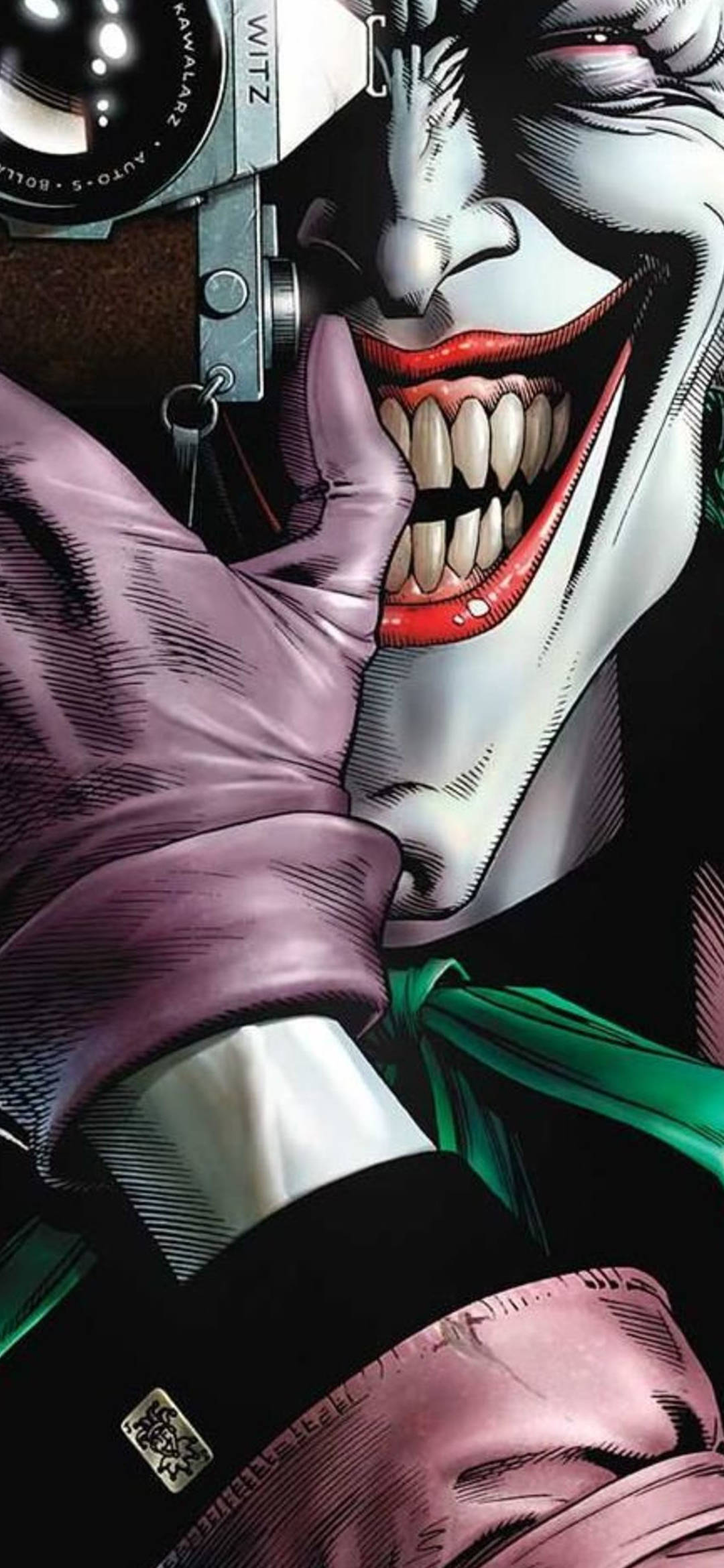 Joker Yumruk Deliği Duvar Kağıdı