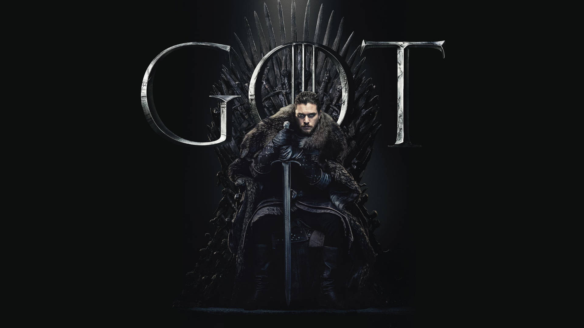 Jon Snow Demir Taht Game of Thrones — Game of thrones GIF Duvar Kağıdı