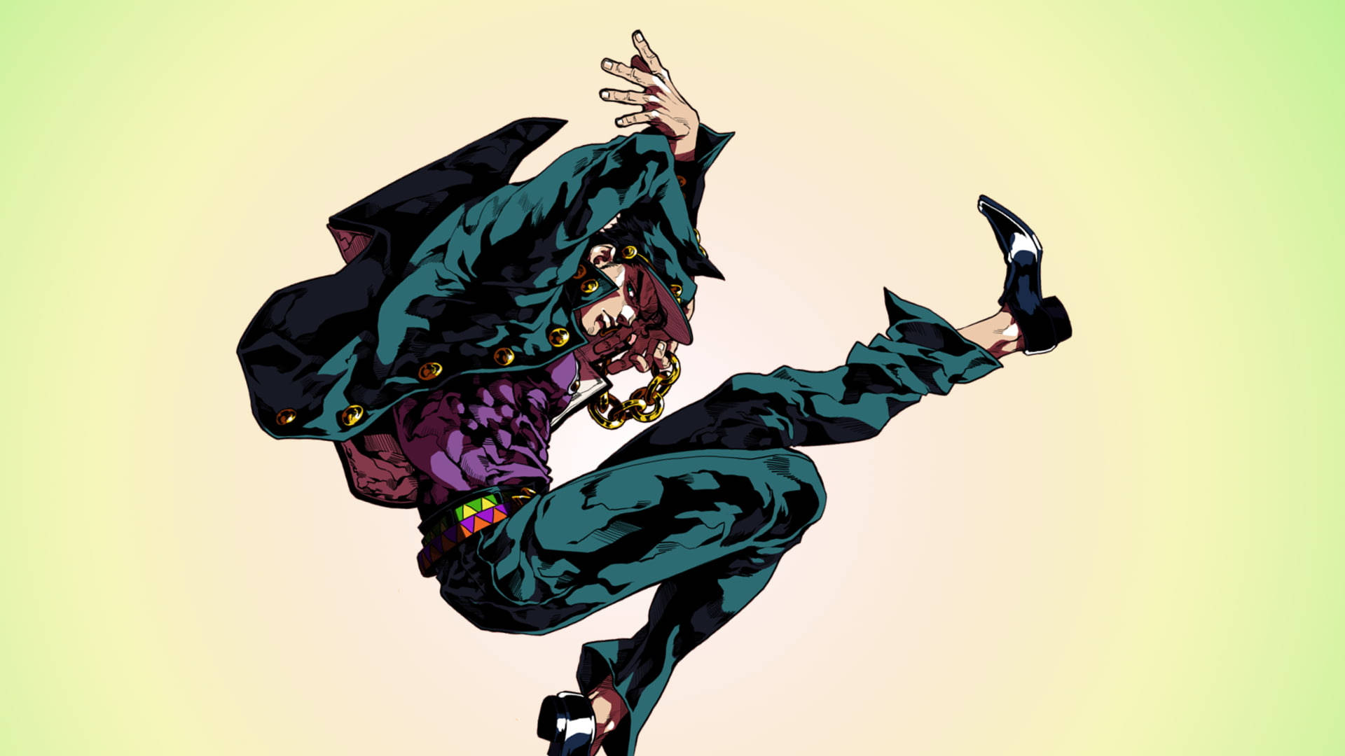 Jotaro Kujo Anime Dansı Duvar Kağıdı