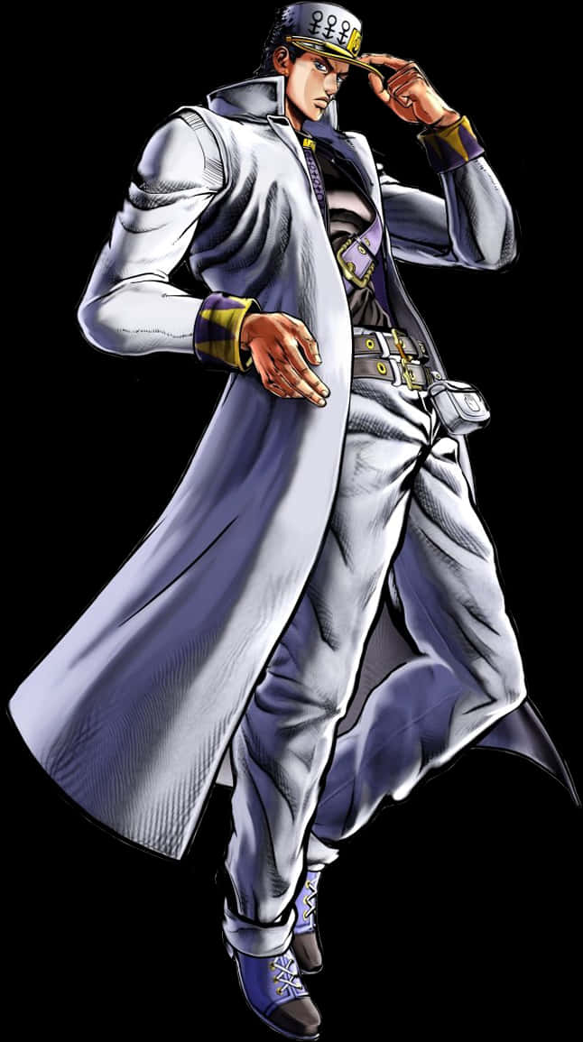 Jotaro Kujo Duru Duruş Duvar Kağıdı
