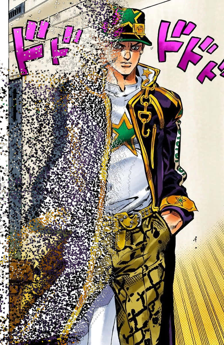 Jotaro Kujo Şık Poz Duvar Kağıdı