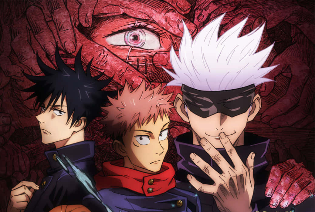 Jujutsu Kaisen Anime Karakterlerinin Resmi Duvar Kağıdı