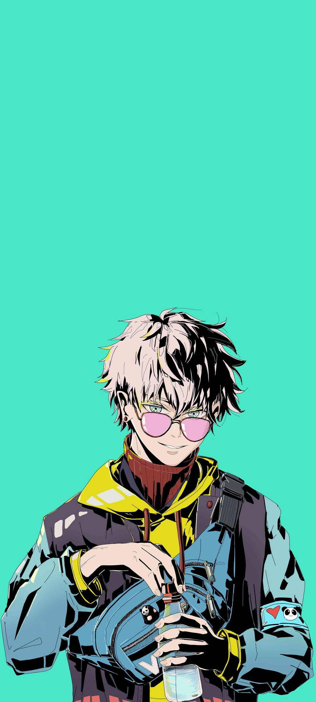Jujutsu Kaisen Gojo Havalı Sanat Duvar Kağıdı