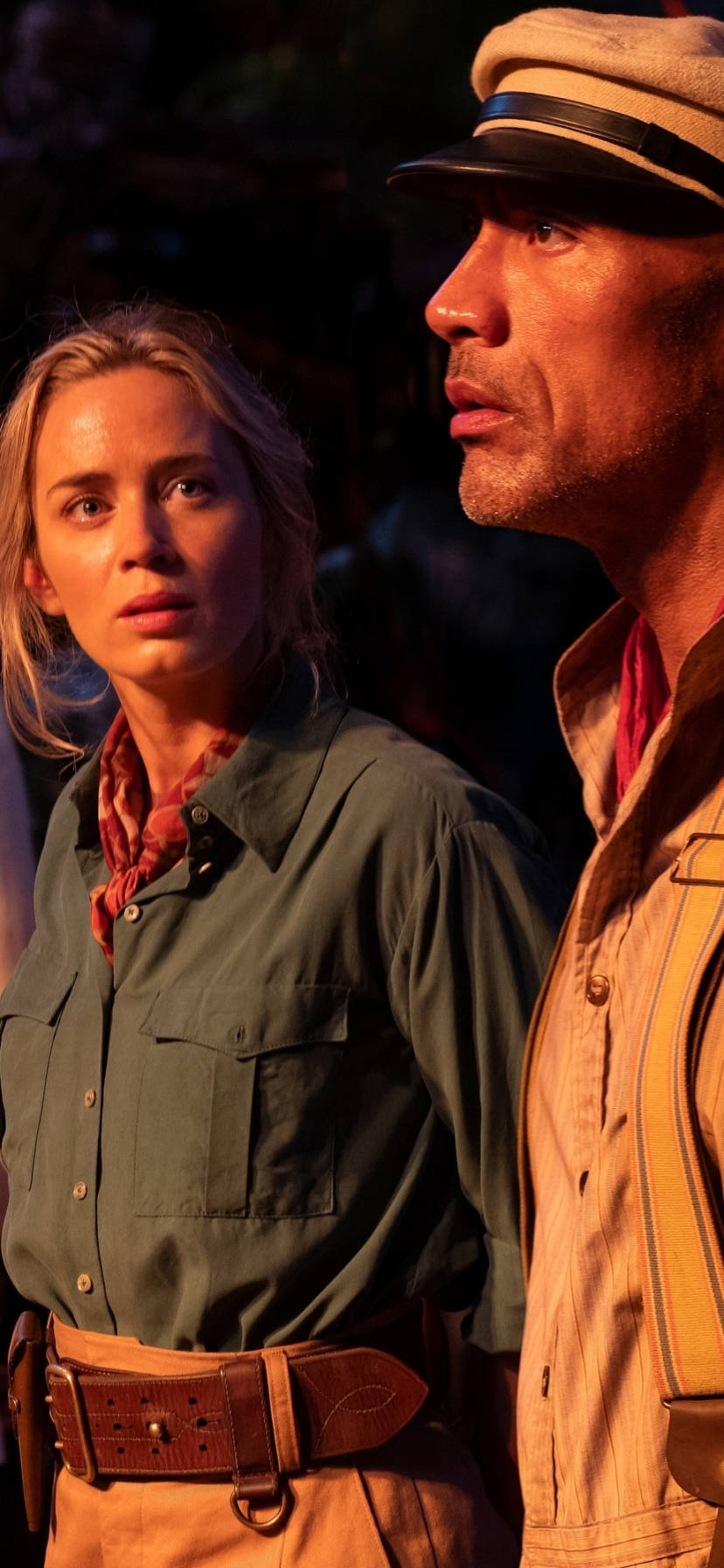 Jungle Cruise 2021 Frank ve Lily Duvar Kağıdı