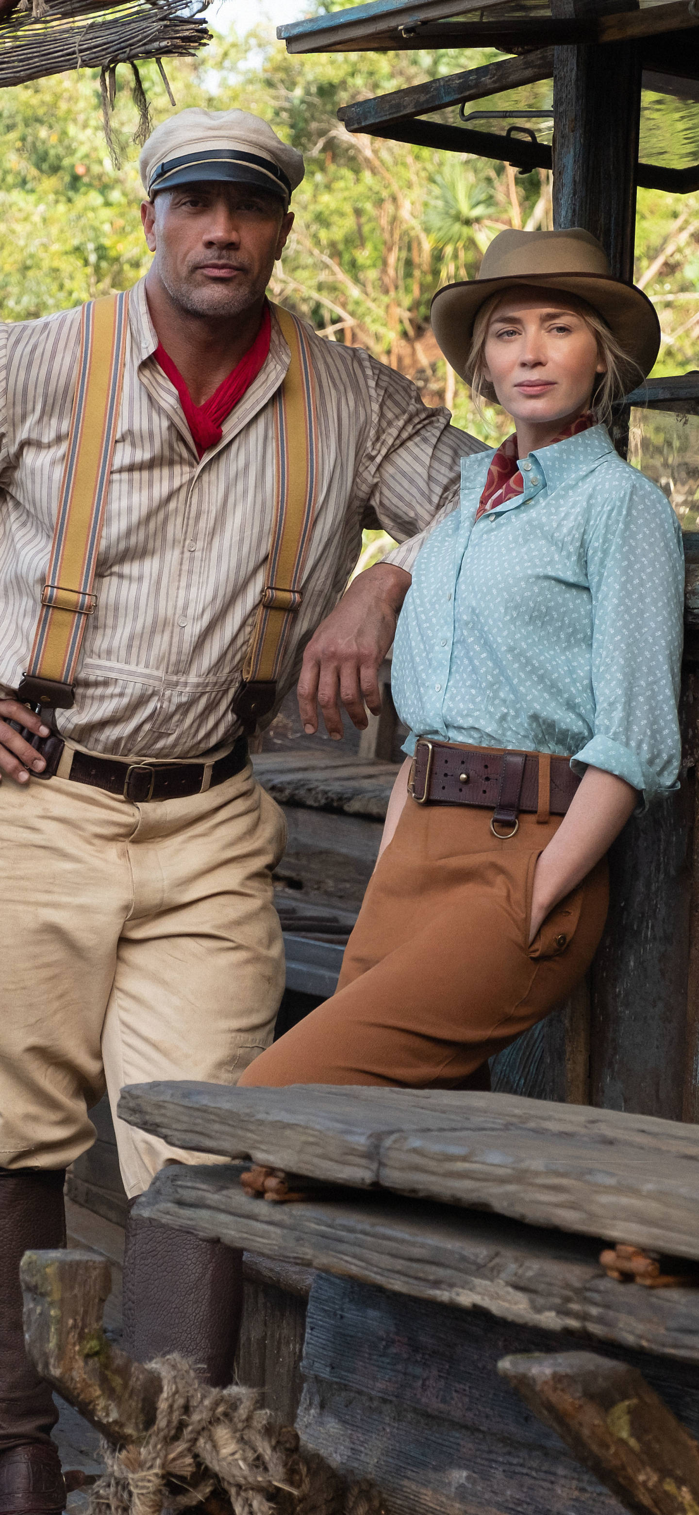 Jungle Cruise Emily Blunt The Rock Duvar Kağıdı