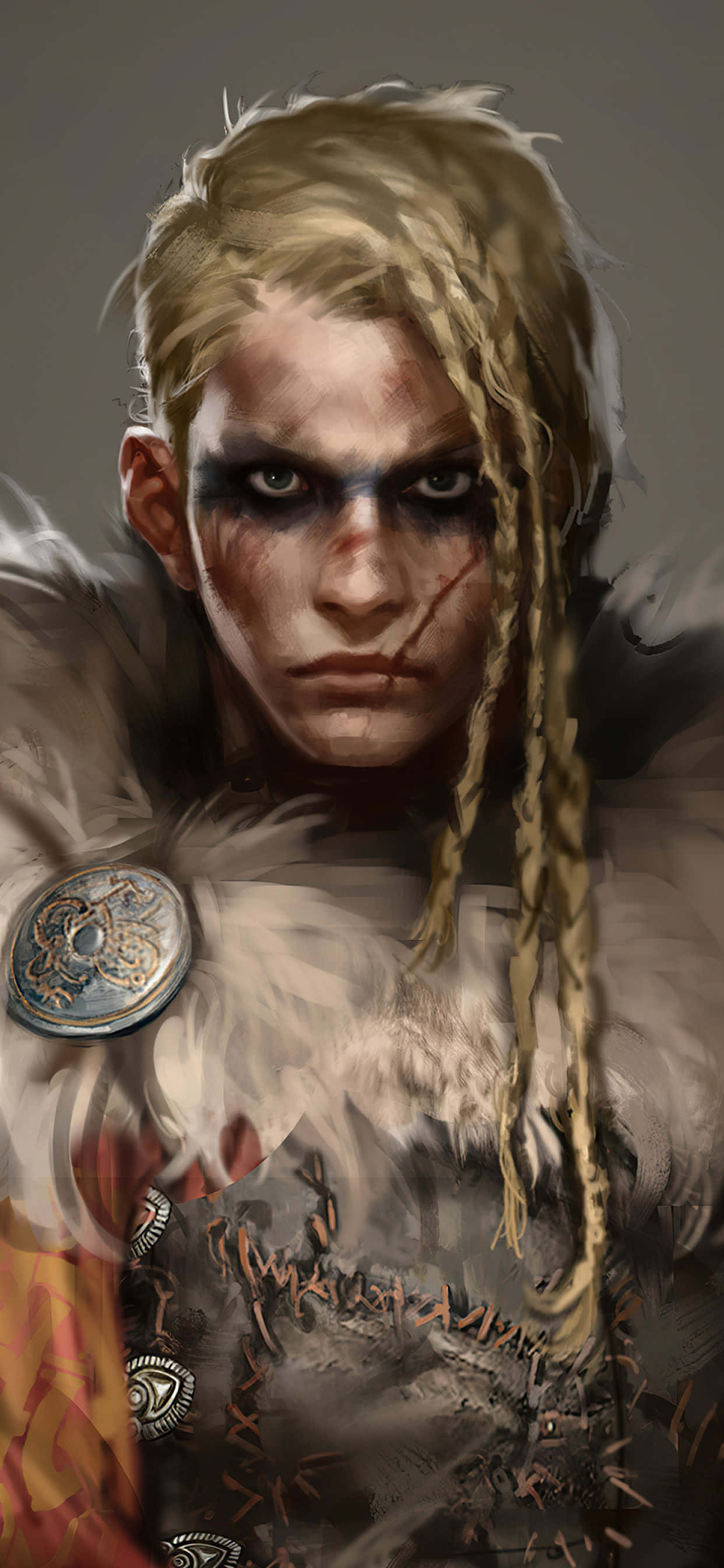 Kadın Viking Eivor iPhone Xs Max Assassin's Creed Valhalla Duvar Kağıdı