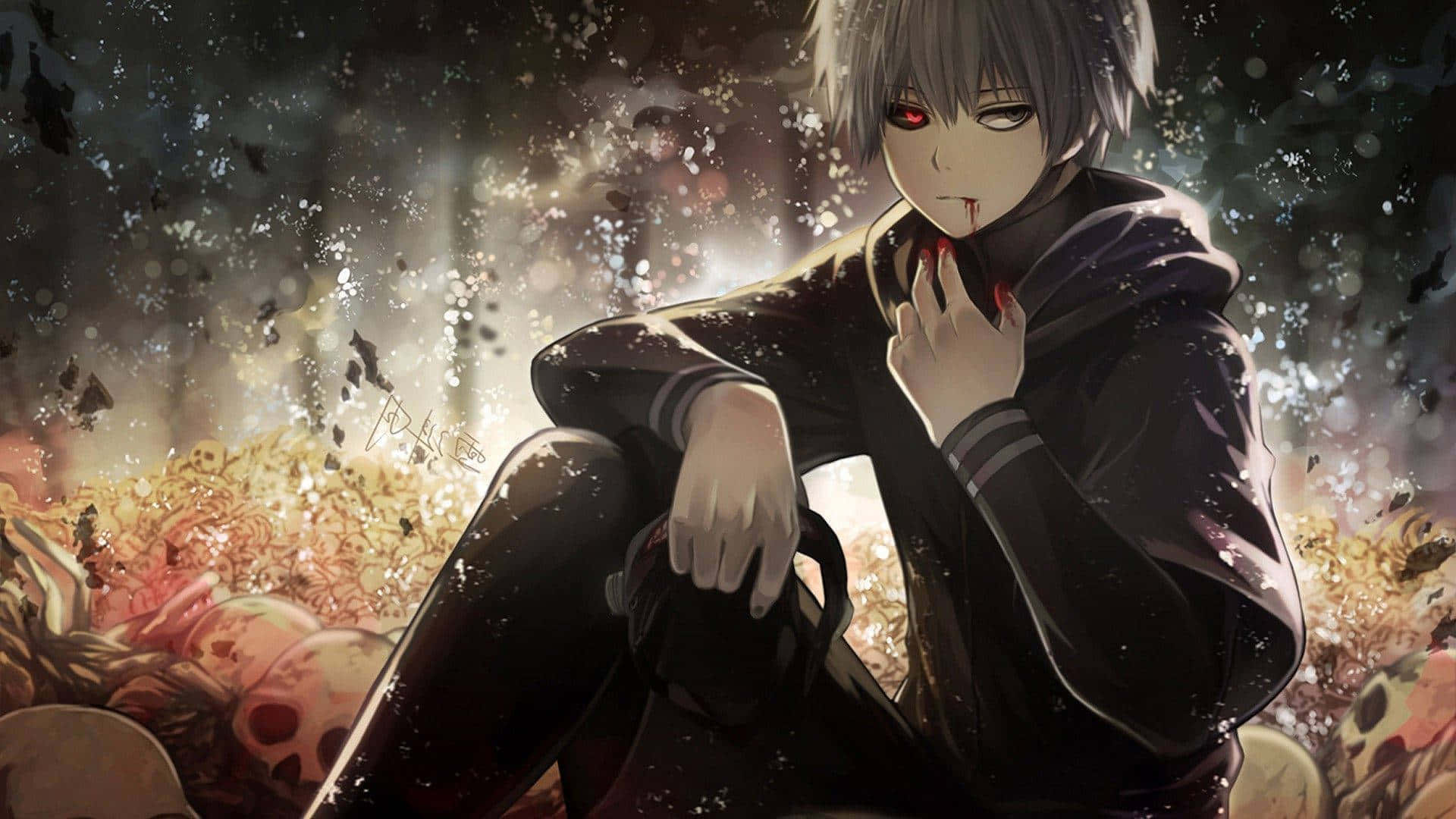Kafatasları Arasında Kaneki PFP Duvar Kağıdı