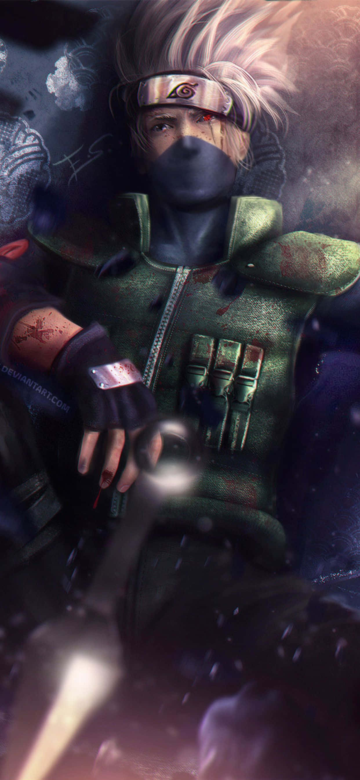 Kakashi 3D Estetiği Duvar Kağıdı