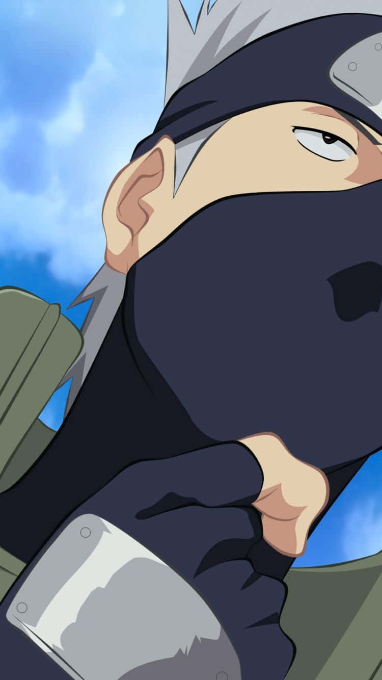 Kakashi Estetik Yakın Çekim Duvar Kağıdı