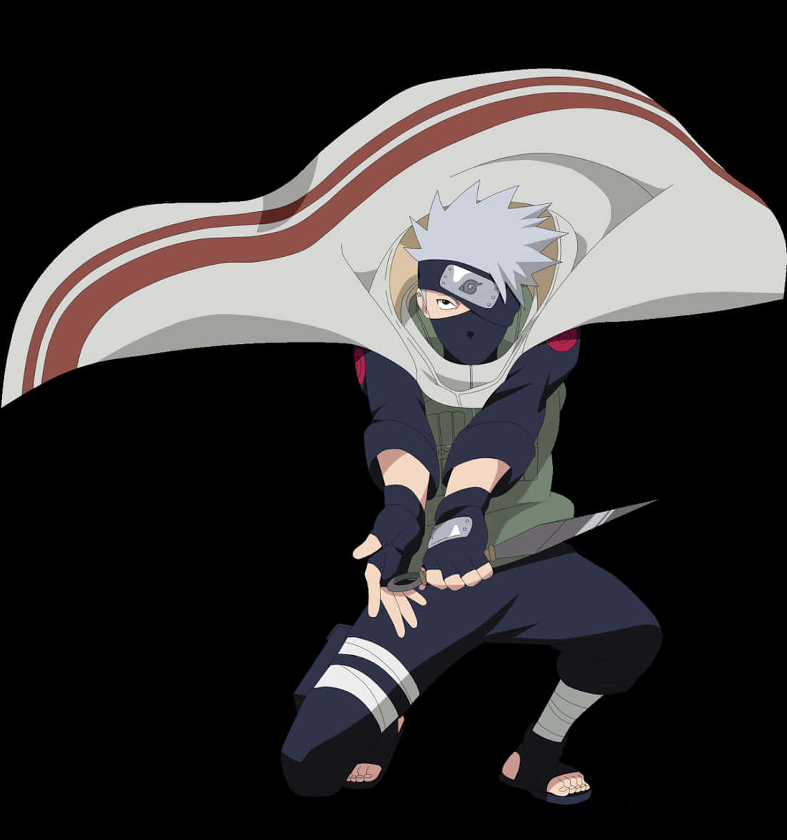 Kakashi Hatake Savaşa Hazır Duvar Kağıdı
