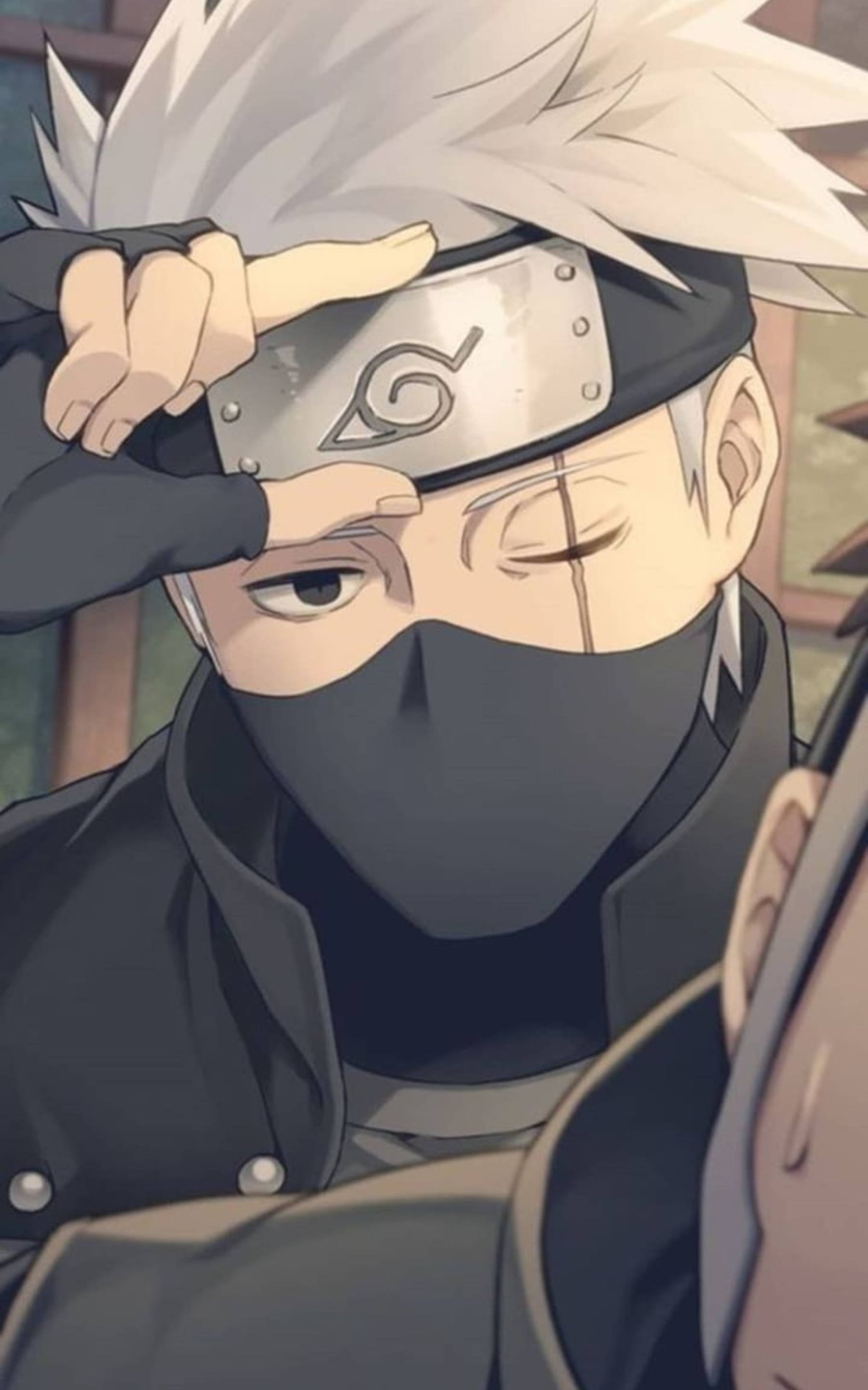 Kakashi'nin Havalı Göz Kırpması Duvar Kağıdı