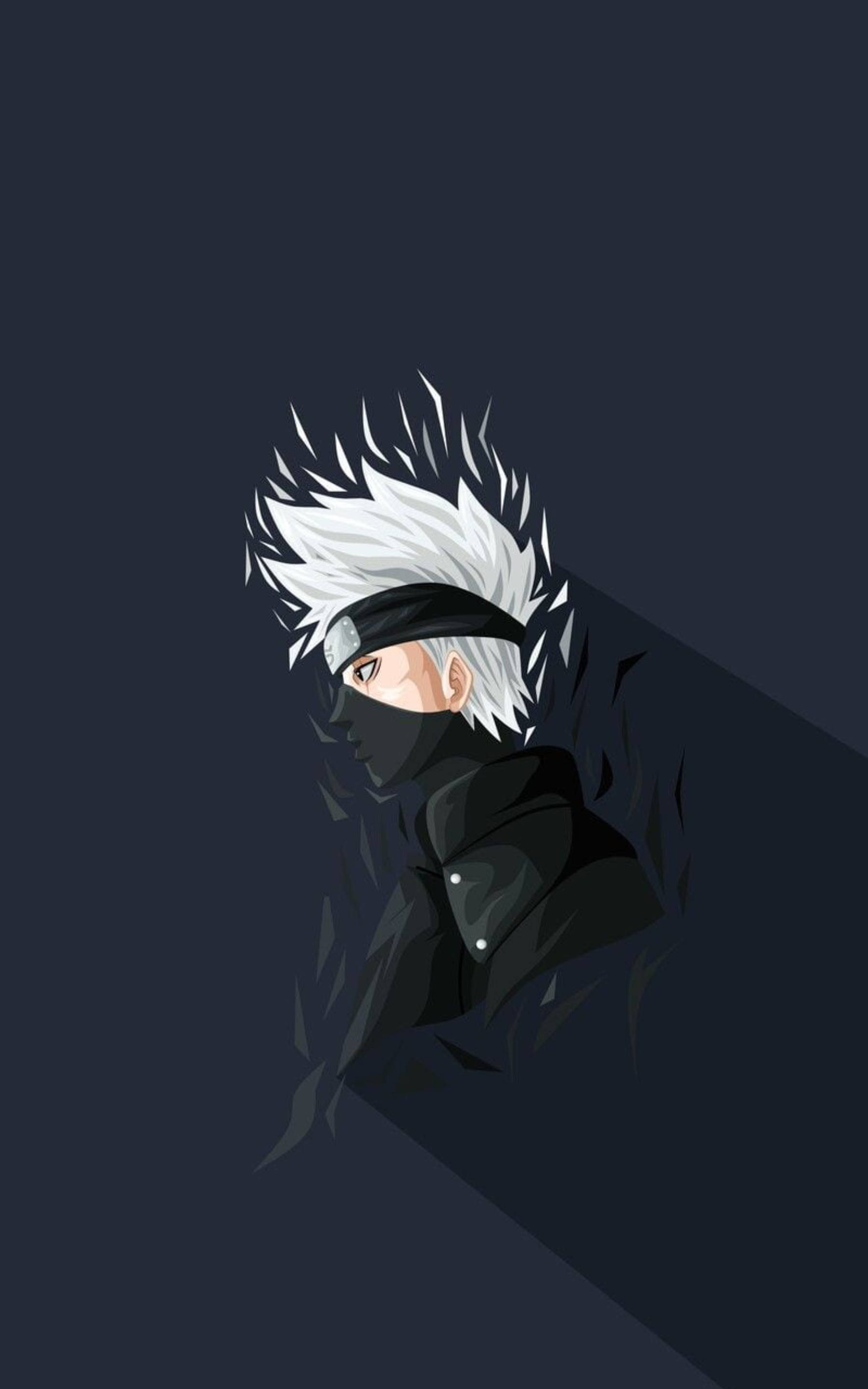 Kakashi'nin Havalı Portre Sanatı Duvar Kağıdı